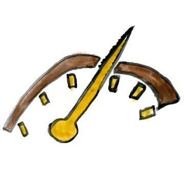Speedometer isolated on white background Illustrazione stock