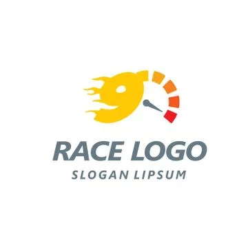 Speedometer logo icon vector illustration eps10. Isolated badge speedo flat d Illustrazione stock