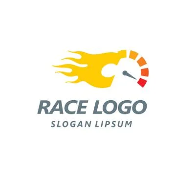 Speedometer logo icon vector illustration eps10. Isolated badge speedo flat d Illustrazione stock