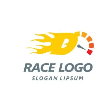 Speedometer logo icon vector illustration eps10. Isolated badge speedo flat d Illustrazione stock