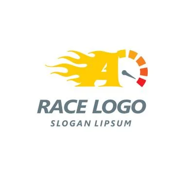 Speedometer logo icon vector illustration eps10. Isolated badge speedo flat d Illustrazione stock