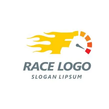 Speedometer logo icon vector illustration eps10. Isolated badge speedo flat d Illustrazione stock