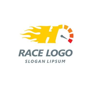 Speedometer logo icon vector illustration eps10. Isolated badge speedo flat d Illustrazione stock