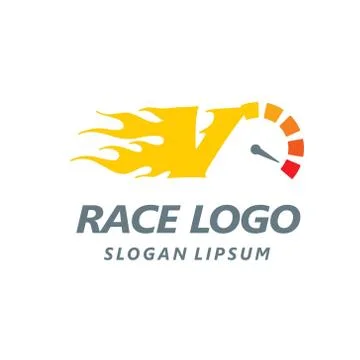 Speedometer logo icon vector illustration eps10. Isolated badge speedo flat d Illustrazione stock