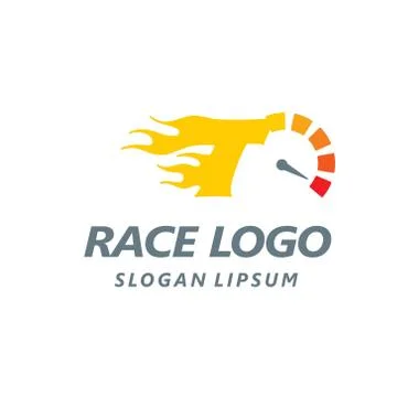 Speedometer logo icon vector illustration eps10. Isolated badge speedo flat d Illustrazione stock