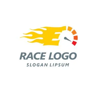 Speedometer logo icon vector illustration eps10. Isolated badge speedo flat d Stock Illustration