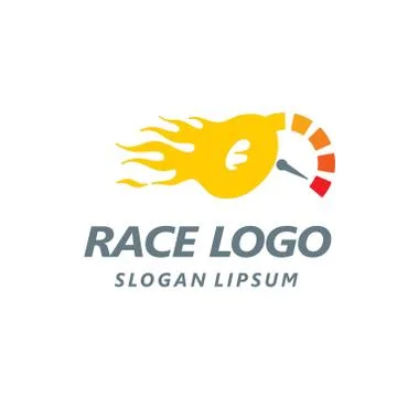 Speedometer logo icon vector illustration eps10. Isolated badge speedo flat d Illustrazione stock