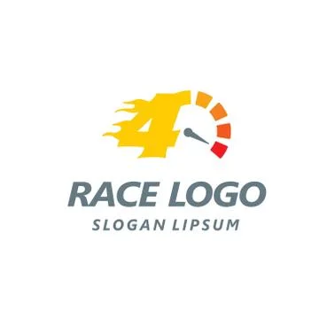 Speedometer logo icon vector illustration eps10. Isolated badge speedo flat d Illustrazione stock