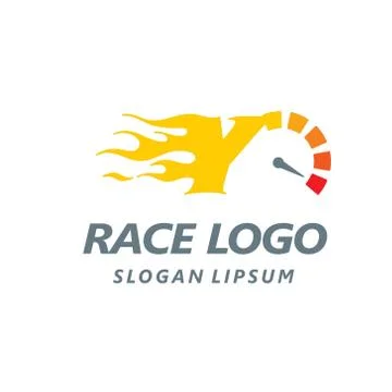 Speedometer logo icon vector illustration eps10. Isolated badge speedo flat d Stock Illustration