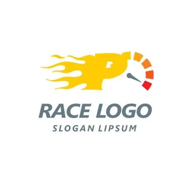 Speedometer logo icon vector illustration eps10. Isolated badge speedo flat d Illustrazione stock