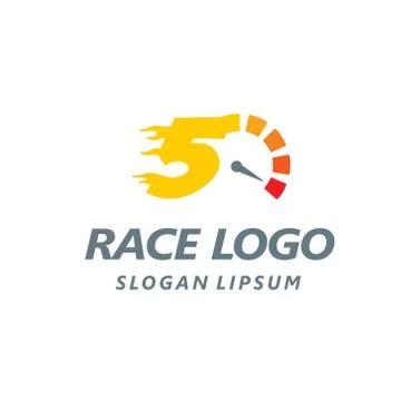 Speedometer logo icon vector illustration eps10. Isolated badge speedo flat d Stock Illustration