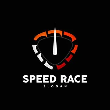 Speedometer Logo, Vector Fast and Speed RPM Automotive, Design For Speed An.. Stock Illustration