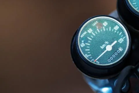 Speedometer motorcycle Stock Photos