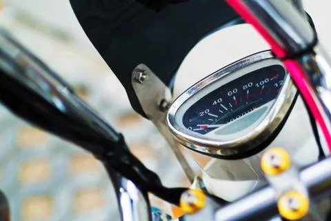 Speedometer motorcycle Stock Photos