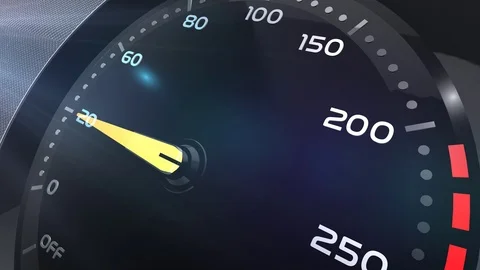 Speedometer or indicator conceptual animation Video stock 90217675