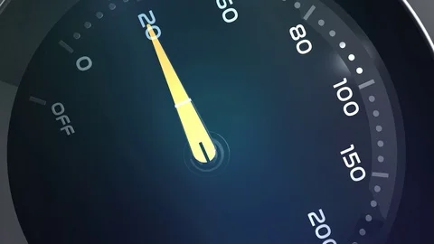 Speedometer or indicator conceptual animation Stock-Footage 90217677