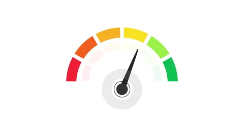 Speedometer or Tachometer Motion Progress. 스톡 동영상 331870504