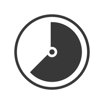 Speedometer or time gage icon vector illustration Illustrazione stock