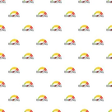 Speedometer pattern seamless vector Illustrazione stock