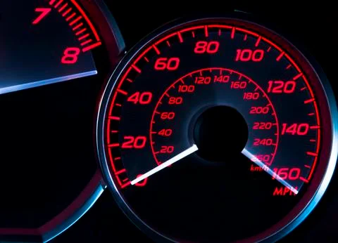Speedometer Stockfoto's
