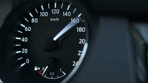 Speedometer pointer makes self-diagnosis... | Stock Video | Pond5