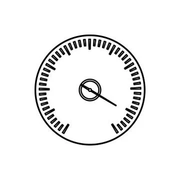 Speedometer power car Stock Illustration