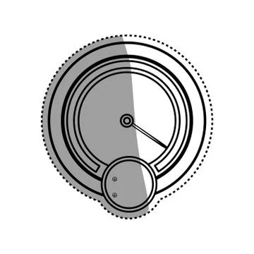 Speedometer power car Stock Illustration