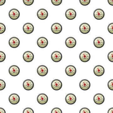 Speedometer with red arrow pattern 스톡 일러스트