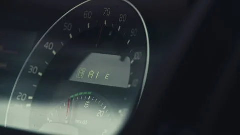 Speedometer of a running truck Stock Footage 103269135
