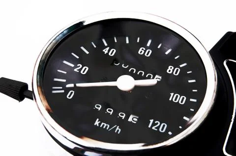 Speedometer scale Stock Photos