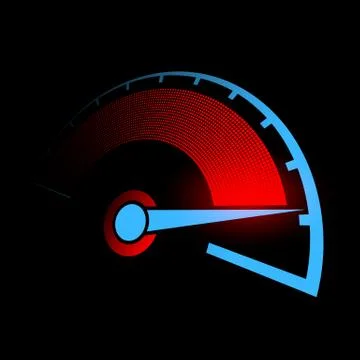 Speedometer. Stock illustration. 스톡 일러스트