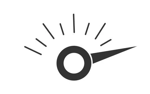 Speedometer, tachometer icons. Performance measurement. Stock Illustration