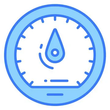 Speedometer vector design, speed indicator icon in editable style Illustrazione stock