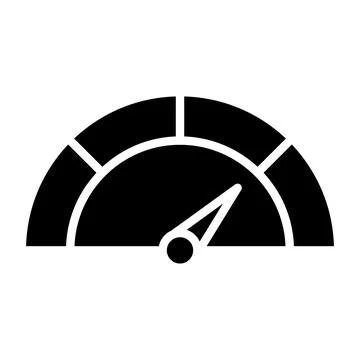 Speedometer Vector Icon Design Illustration Illustrazione stock