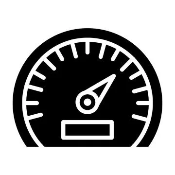 Speedometer Vector Icon Design Illustration Stock Illustration