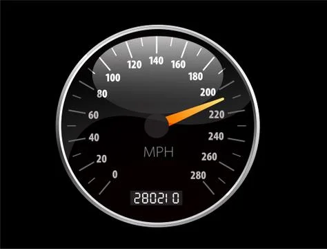 Speedometer vector illustration Stock Illustration