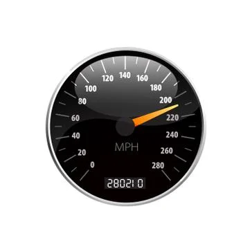 Speedometer vector illustration Stock Illustration