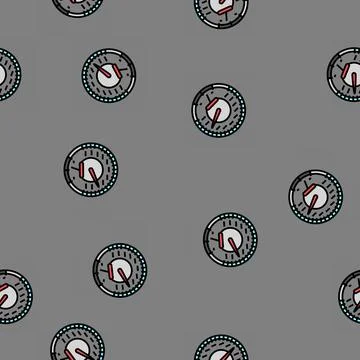 Speedometer vehicle speed auto vector seamless pattern 스톡 일러스트