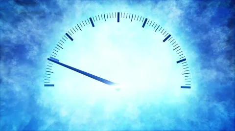 Speedometr on maximum level, fastest speed, max power Stock Footage 52146015