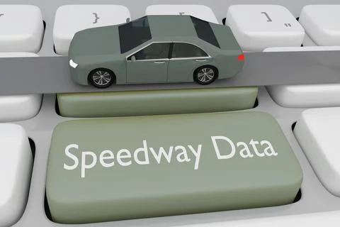 Speedway Data concept Stock Illustration