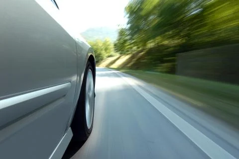 Speedy car Stockfoto's