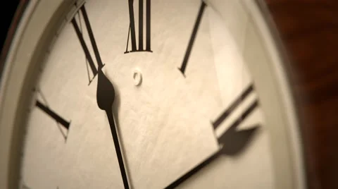 Speedy Clock. Time Countdown Minutes Stock Footage