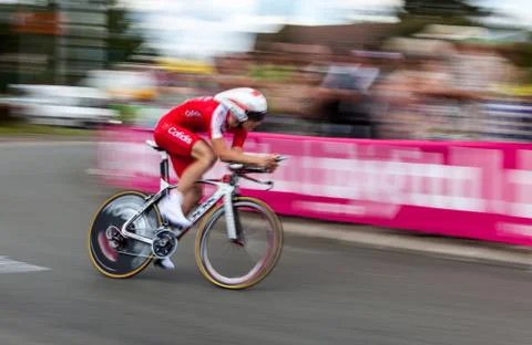 Speedy cycling Stock Photos