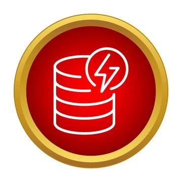 Speedy database server data transfer technology icon イラスト素材