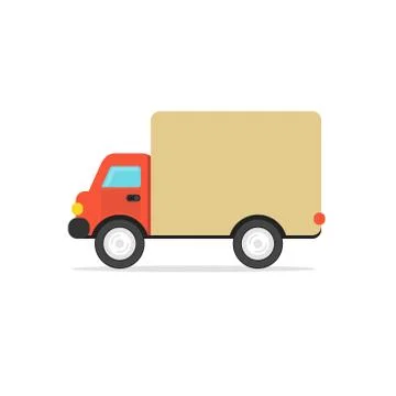 Speedy Express Delivery wagon sign, icon, label. Vector illustration Stock Illustration