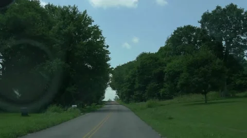 Speedy hyperlapse through Tenneseee countryside Video stock 54897761