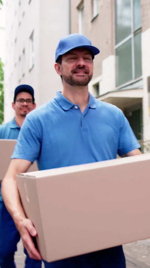 Speedy Transport: Reliable Mover Stock Footage 313365068
