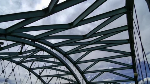 Speer Bridge Clouds Timelapse Stock-Footage 42779191