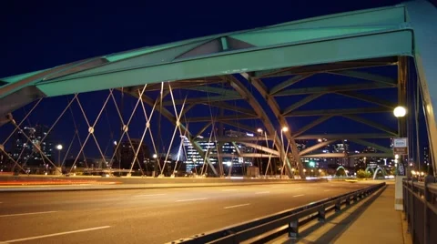 Speer Bridge in Denver Timelapse Stock-Footage 42793526