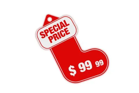 Speicla Christmas price Stock Photos